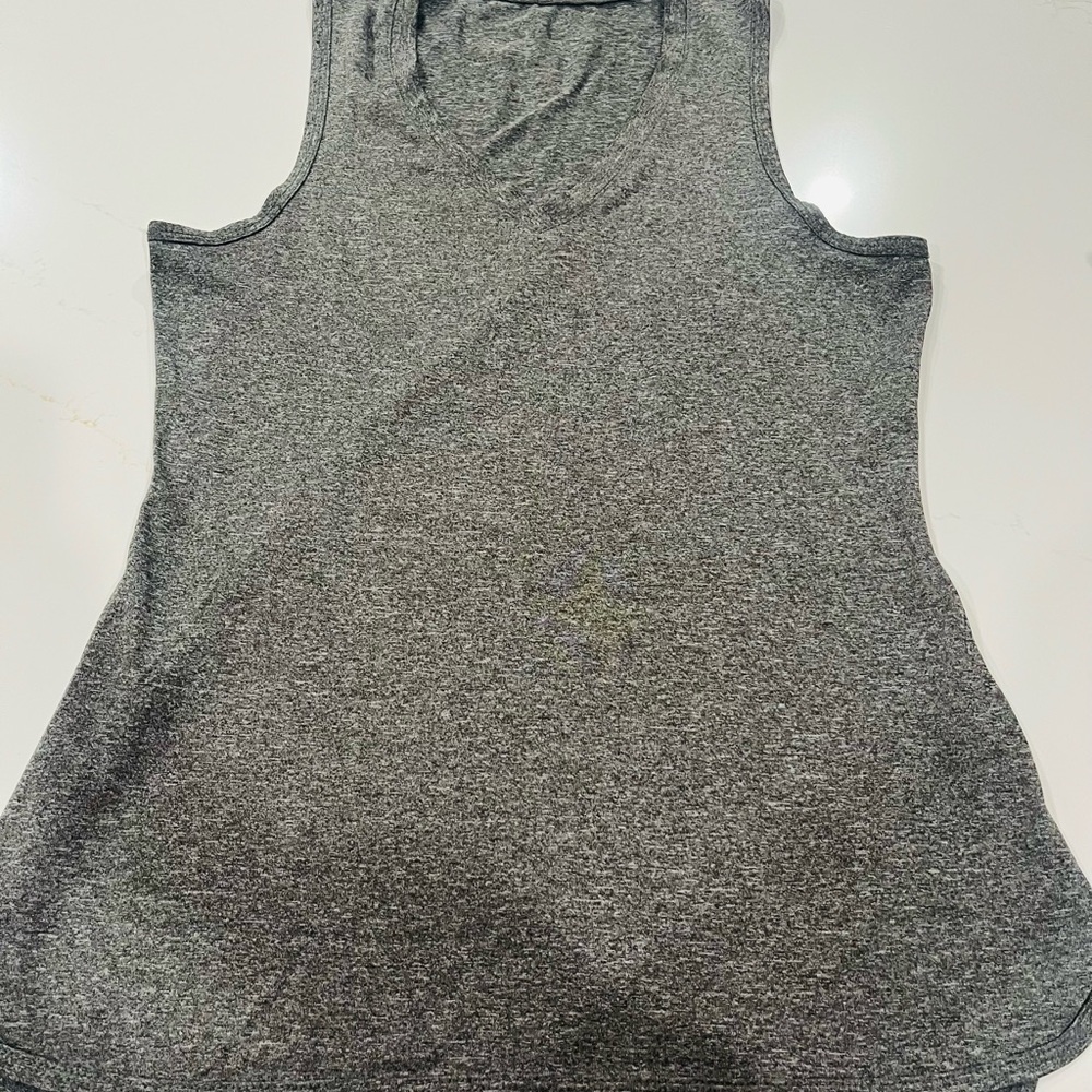 Women's Dark Gray Sleeveless Tank Top